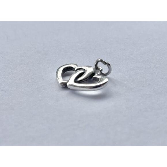 James Avery .925 Sterling Silver “Linked Hearts” Charm - Picture 4 of 6